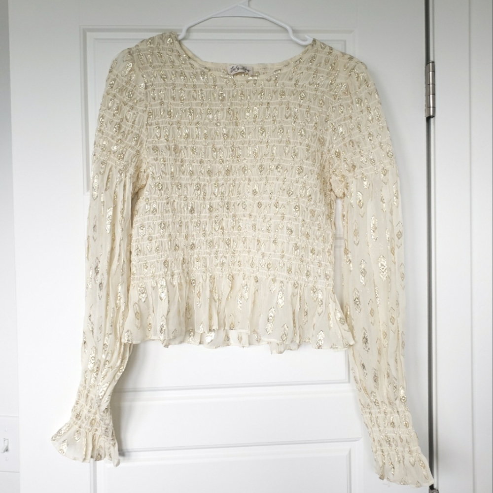 LoveShackFancy Mock Top Silk